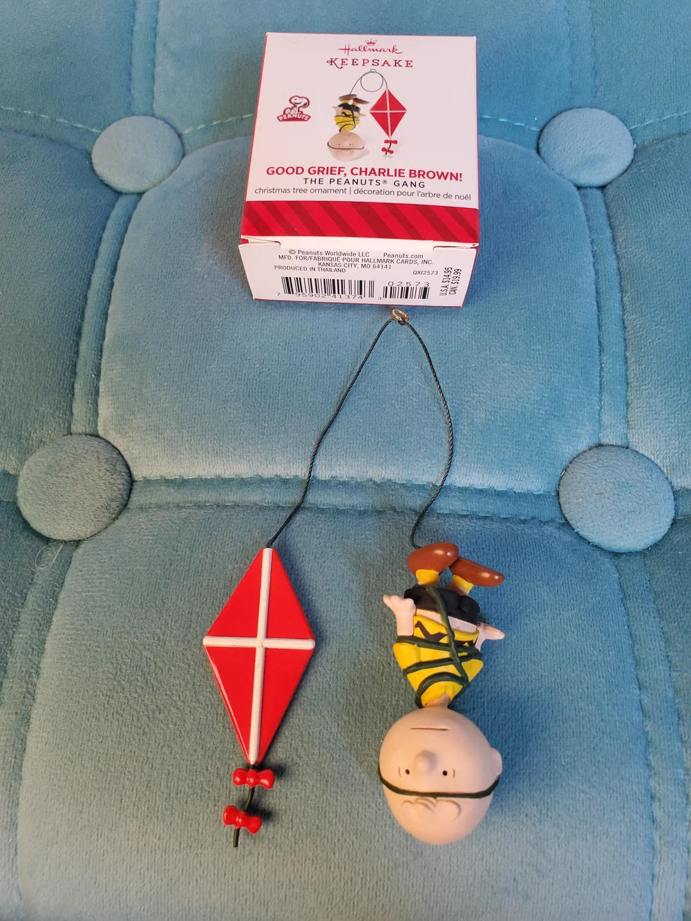Hallmark Keepsake 2014 Peanuts Good Grief Charlie Brown Ornament QXI2573